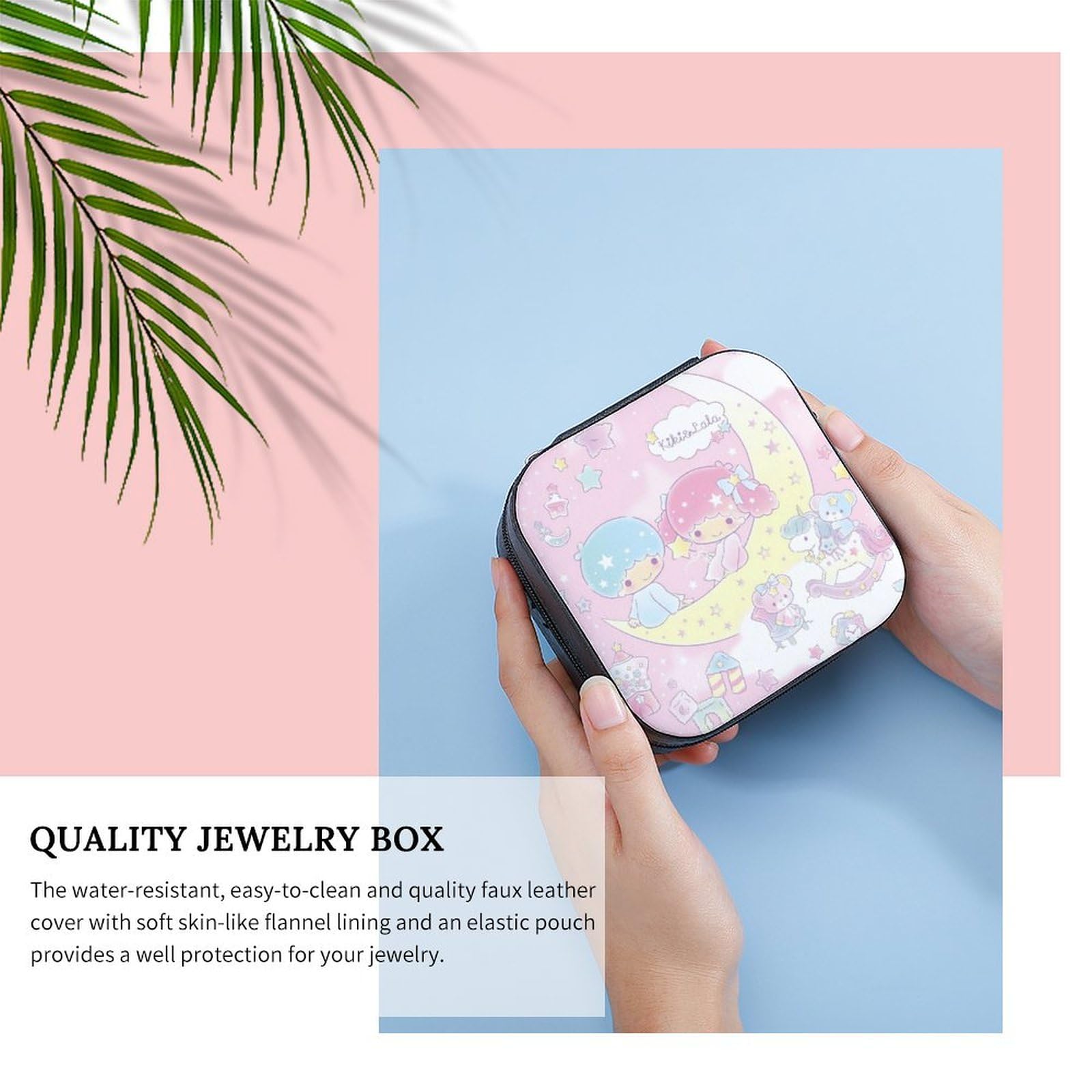 Amazon｜キキララ ジュエリーボックス ジュエリーケース PUレザー